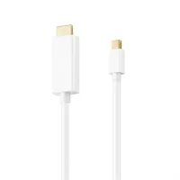 HDGear Kabel Mini-DisplayPort - HDMI, 1.5 m - Kabeltyp: Anschlusskabel - Videoanschluss Seite A: Mini-DisplayPort - Videoanschluss Seite B: HDMI - Detailfarbe: Weiss - Kabellänge: 1.5 m - Display Port Standard: Keine Angabe