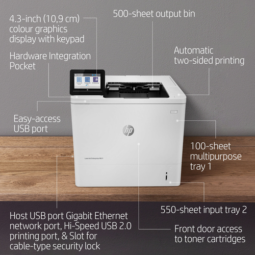 HP LaserJet Enterprise M611dn 1200 x 1200 DPI A4 Wifi