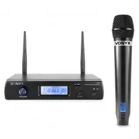 Vonyx WM61 Set - Wandlerprinzip: Keine Angabe - Bauweise: Hand-/Stativmikrofon - Richtcharakteristik: Keine - Anschlüsse: XLR - 6.3 mm Klinke - Signalverarbeitung: Digital - Betriebsart: Netzbetrieb