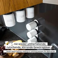 Silwy Feinkost-Magnetgläser-Set, 192 ml 0.192 l, Weiss - Produkttyp: Outdoor-Vorratsdose - Materialtyp: Glas - Material: Metall - Detailfarbe: Weiss - Set: Ja - Verpackungseinheit: 1 Stück