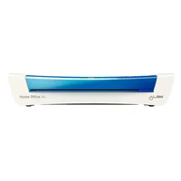 Leitz Bürogeräte Laminiergerät iLAM Home Office A4 125 µm Blau - Aufheizzeit: 3 min - Laminierverfahren: Heisslamination - Ausstattung: Von aussen beheizte Rollen - Manuelle Rollenfreigabefunktion - Maximale Folienstärke: 125 µm - Medienformat: A4 - Set: 