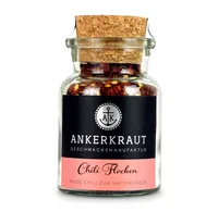 Ankerkraut Gewürz Chili Flocken 65 g - Produkttyp: Paprika & Chili - Ernährungsweise: Vegetarisch - Produktionsland: Deutschland - Zertifikate: Keine Zertifizierung - Packungsgrösse: 65 g - Fairtrade: Nein