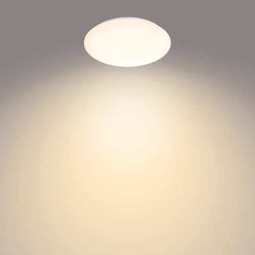Philips Deckenleuchte Moire CL200 RD 20W 2700 weiss HV06 - Leuchten Kategorie: Deckenleuchte - Betriebsart: Netzbetrieb - Lampensockel: LED fest verbaut - Farbtemperatur Kelvin: 2700 K - Dimmbar: nicht dimmbar - Farbwiedergabeindex CRI: 80