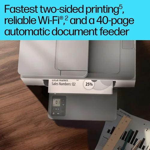 HP LaserJet MFP M234sdw Printer, Black and white, Printer for Small office, Print, copy, scan, Scan to email; Scan to PDF; Compact Size; Energy Efficient; Fast 2 sided printing; 40-sheet ADF; Dualband Wi-Fi