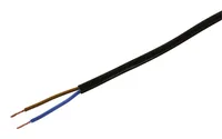 STEFFEN Installationskabel TD 2 x 1.0 mm², 20 m Schwarz - Länge: 20 m - Detailfarbe: Schwarz - Anzahl Leiter: 2 - Kabelummantelung: PVC - Kabeltyp: TD-Installationskabel - Leiterquerschnitt: 1 mm²