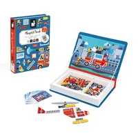 Janod Beschäftigungsspielzeug Magnetbuch Feuerwehr - Altersempfehlung ab: 3 Jahren - Material: Karton - Eigenschaften: Keine Eigenschaft - Zertifikate: Keine Zertifizierung - Detailfarbe: Mehrfarbig - Blau