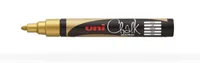 UNI-BALL Chalk Marker 1.8-2.5mm PWE-5M GOLD gold, Rundspitze
