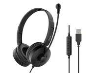 Equip Stereo-Headset Wired mit Mikro USB-A 2.00m schwarz