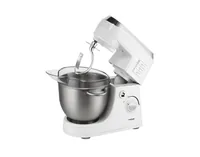 Rotel Küchenmaschine Power Mix 441 Silber/Weiss - Funktionen: Rühren - Mixen - Kneten - Detailfarbe: Silber - Weiss - Gerätetyp: Küchenmaschine - Leistungsaufnahme Betrieb: 350 W - Timerfunktion: Nein - Display vorhanden: Nein