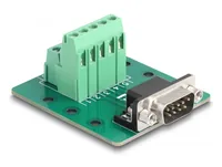 D-Sub 9 Pin Stecker zu Terminalblock für Hutschiene