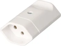Max Hauri Montagekupplung T13, Weiss - Detailfarbe: Weiss - Stromanschluss Seite A: T13 - Schalter: Nein - Stromanschluss Seite B: Schraubklemme - Typ: Montagekupplung