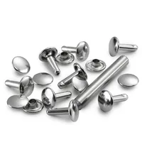 Prym Hohlnieten Silber, 6-9 mm - Material: Messing - Produkttyp: Hohlnieten