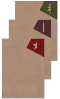 SIGEL Weihnachts-Motivpap.-Set A4 DP400 Cut-out style Kraftpapier
