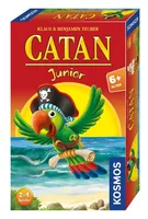 Kosmos Kinderspiel Catan Junior Reisespiel - Sprache: Deutsch - Kategorie: Strategiespiel - Altersempfehlung ab: 6 Jahren - Spieldauer: 15 min - Min. Anzahl Spieler: 2 - Max. Anzahl Spieler: 4