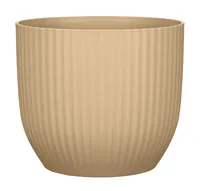 scheurich Blumentopf Nova Caramel, 21 cm - Aufhängevorrichtung: Nein - Detailfarbe: Beige - Detailmaterial: Kunststoff - Grundmaterial: Kunststoff
