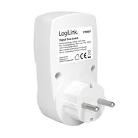 Logilink Zeitschaltuhr, Digitaler Timer, Weiss