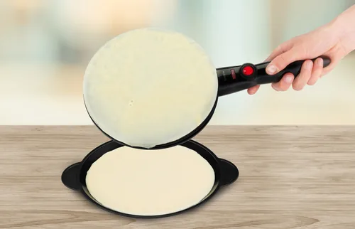 Trisa Crêpe Maker Easy Crêpe 800 W - Detailfarbe: Schwarz - Leistung: 800 W - Motive: Kein
