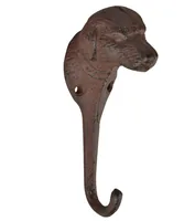 Esschert Design Wandhaken Haken Hund, Braun - Detailfarbe: Braun