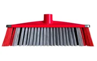 Vileda 142156 broom Indoor Soft / Hard bristle Polyethylene terephthalate (PET) Black, Grey, Red