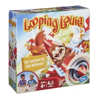 Hasbro Gaming Kinderspiel Looping Louie - Sprache: Deutsch - Kategorie: Partyspiel - Altersempfehlung ab: 4 Jahren - Spieldauer: 15 min - Min. Anzahl Spieler: 2 - Max. Anzahl Spieler: 4