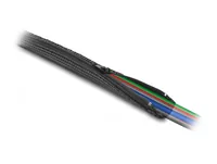 Delock Kabelschlauch 3 m x 50 mm, mit Reissverschluss, Schwarz - Detailfarbe: Schwarz - Breite: 50 mm - Länge: 3 m - Produkttyp: Kabelschlauch - Ausstattung Kabelmanagement: Wiederverwendbar - Reissverschluss - Verpackungseinheit: 1 Stück