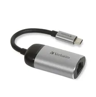 Verbatim 49146 laptop dock/port replicator USB 3.2 Gen 1 (3.1 Gen 1) Type-C Schwarz, Silber