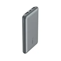 Belkin Powerbank BoostCharge 10000 mAh - Akkutyp: Lithium-Ion (Li-Ion) - Akkukapazität: 10000 mAh - Detailfarbe: Grau - USB Ladeanschluss (Output): 1 - USB-C PD: Ja - Max. Output USB-C PowerDelivery: 39 W