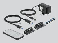 DELOCK DisplayPort 1.4 KVM Switch 8K 30Hz USB 3.0 Audio