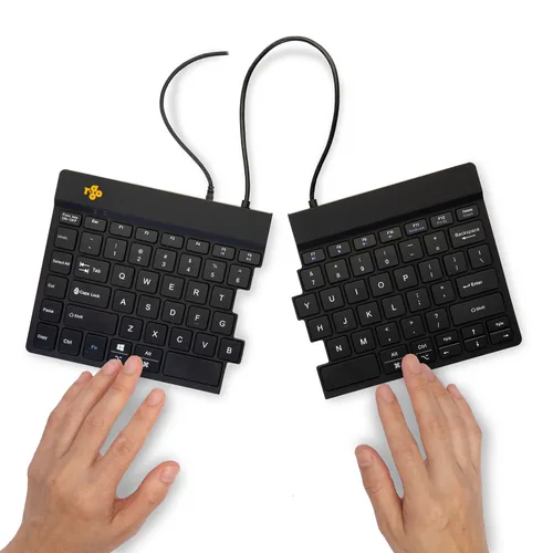 BREAK ERGONOMIC KEYBOARD QWERTY US BLACK WIRED