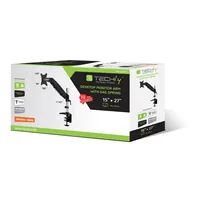Techly Schreibtischhalterung m. Gasfeder für 1LCD 15""-27""360