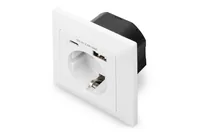 Digitus Safety Plug for Flush Mounting with 1 x USB Type-CTM, 1 x USB A