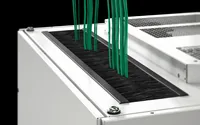 Rittal TX CableNet,Sichttür,Seitenwände,19""-Profilschienen