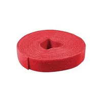 Logilink Klettband, rot, Breite: 16 mm, auf Rolle, 4 m