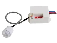 Perel PIR Bewegungsmelder Weiss EMS106 - Aussenanwendung: Nein - Detailfarbe: Weiss - Erfassungswinkel: 100 ° - Erfassungsreichweite: 8 m - Sensortyp: Passiv-Infrarot - Montage: Wand - Decke