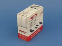FASTECH Klettband-Box Weiss - Produkttyp: Klettband - Ausstattung Kabelmanagement: Standard-Klettband zum Nähen - Detailfarbe: Weiss - Breite: 20 mm - Länge: 5 m - Material: Polyamid (PA)