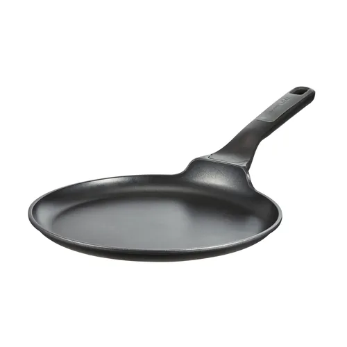 BergHOFF Crêpes-Pfanne Leo Stone+ 25 cm - Material: Aluminium - Pfannentyp: Crêpes-Pfanne - Kompatible Kochfelder: Backofen - Glaskeramik - Gas - Halogen - Induktion - Elektro - Antihaftbeschichtung: Ja - Detailfarbe: Schwarz - Set: Nein