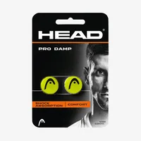 HEAD Tennis Dämpfer Pro 2er-Pack, Gelb - Verpackungseinheit: 2 Stück - Sportart: Tennis