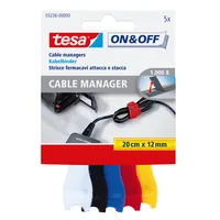 tesa ONOFF Cable Manager bunt 5 St. 20cm 12mm