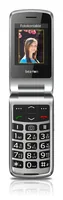 Beafon SL645plus - 2G, Silver Line, Großtastenklapphandy, schwarz-silber