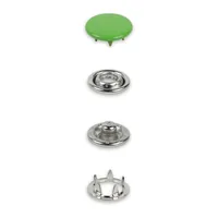 Prym Druckknöpfe Jersey 12 mm, Hellgrün - Detailfarbe: Hellgrün
