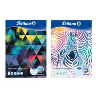 Pelikan Zeichenblock A4 à 2 Motive 20 Blatt. 1 Stück - Produkttyp: Zeichenblock - Anwender: Kinder - Schüler - Papierformat: A4