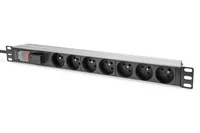 DIGITUS PDU 1U 7xCEE75 FR-Ausgänge 230V16A schwarz