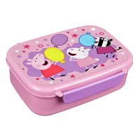 Scooli Lunchbox Peppa Pig Mehrfarbig - Materialtyp: Kunststoff - Unterteilungsmöglichkeit: Ja - Material: Kunststoff - Detailfarbe: Mehrfarbig - Mikrowellenfest: Nein - Spülmaschinenfest: Nein