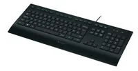 Logitech Keyboard K280e Corded Black