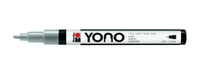 Marabu Acrylmarker YONO 0.5 - 1.5 mm Grau - Strichstärke: 1 mm - Verpackungseinheit: 1 Stück - Oberfläche: Leinwand - Metall - Kunststoff - Holz - Stein - Glas - Textilien - Beton - Porzellan - Papier - Set: Nein - Detailfarbe: Grau - Eigenschaft-Stift: L