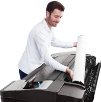 HP Designjet T1700 44-in Printer stampante grandi formati Getto termico d'inchiostro A colori 2400 x 1200 DPI 1118 x 1676 mm Collegamento ethernet LAN