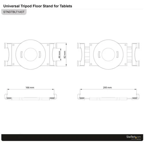 TRIPOD FLOOR STAND FOR TABLETS TABLET MOUNTS AND STANDS