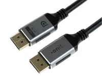 onit Kabel Premium DisplayPort - DisplayPort, 4K/60 Hz, 1 m - Kabeltyp: Anschlusskabel - Videoanschluss Seite A: DisplayPort - Videoanschluss Seite B: DisplayPort - Detailfarbe: Schwarz - HDMI Standard: Keine Angabe - Display Port Standard: 1.2