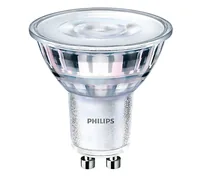 Philips Professional Lampe CorePro LEDspot 4-50W GU10 830 36D DIM - Energieeffizienzklasse: F - Lampensockel: GU10 - Protokoll: Ohne - Smart Home: Nicht kompatibel - Farbtemperatur Kelvin: 3000 K - Gesamtleistung: 4 W