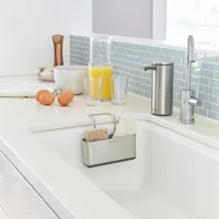 simplehuman Spülbeckencaddy, schmal, gebu¨rsteter Edelstahl